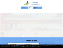 Tablet Screenshot of pousadamardoleste.com.br